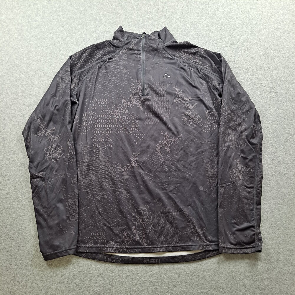 Paradox Shirt Woman Large Base Layer Gray Quarter Zip Performance Hiking Outdoor